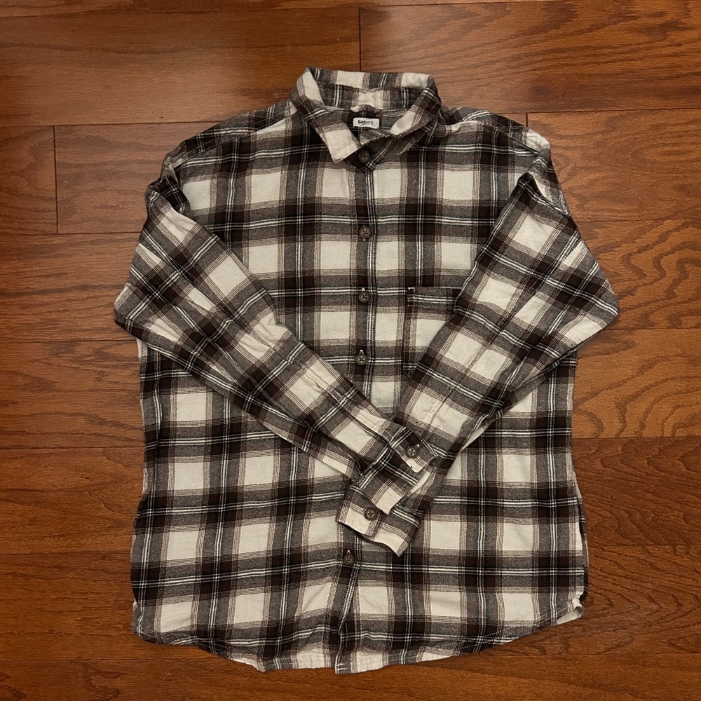 GARAGE Clothing Burgundy and Black Flannel